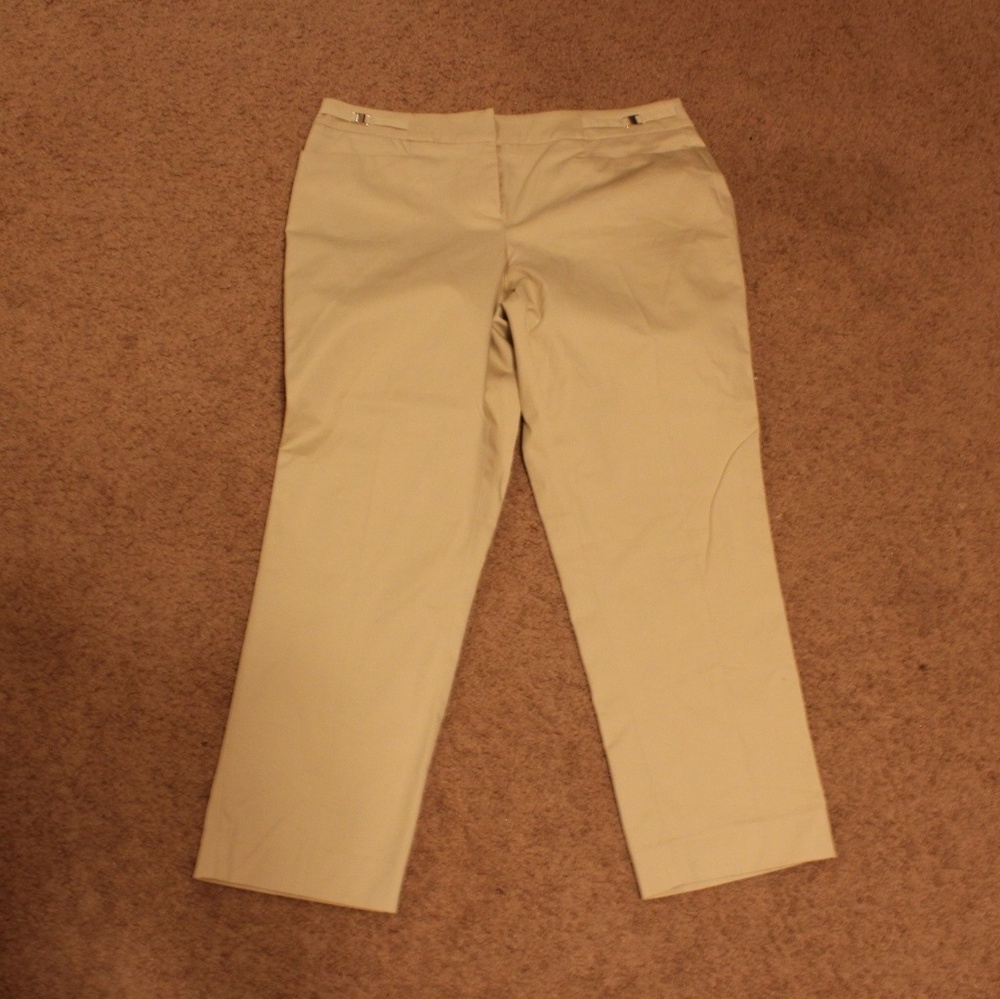 Khaki Work Capris - image 1